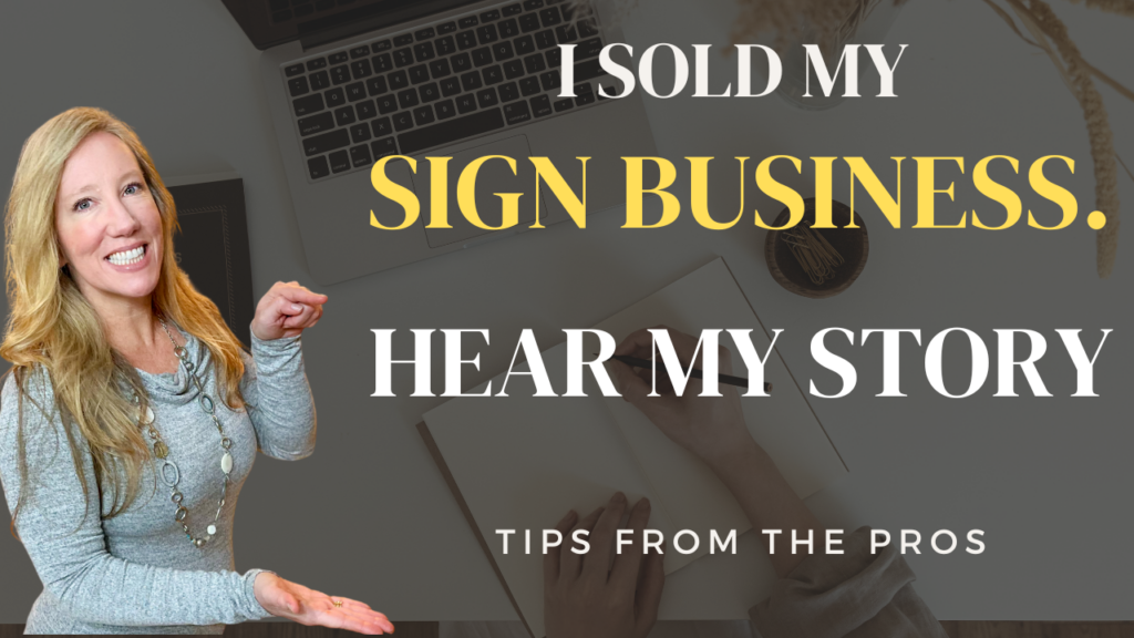 I sold my business